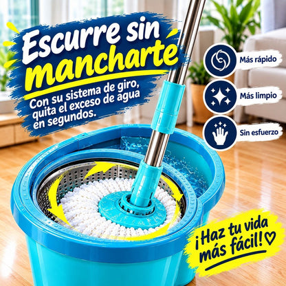 Trapeador Spin Mop Giratorio 360